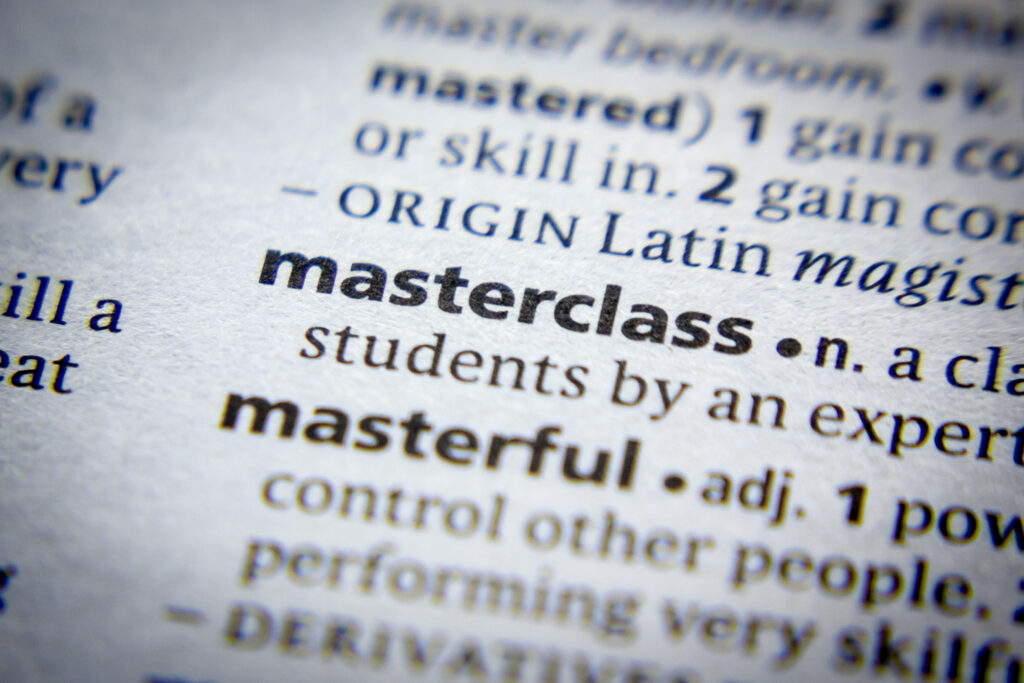 Masterclass Preparation