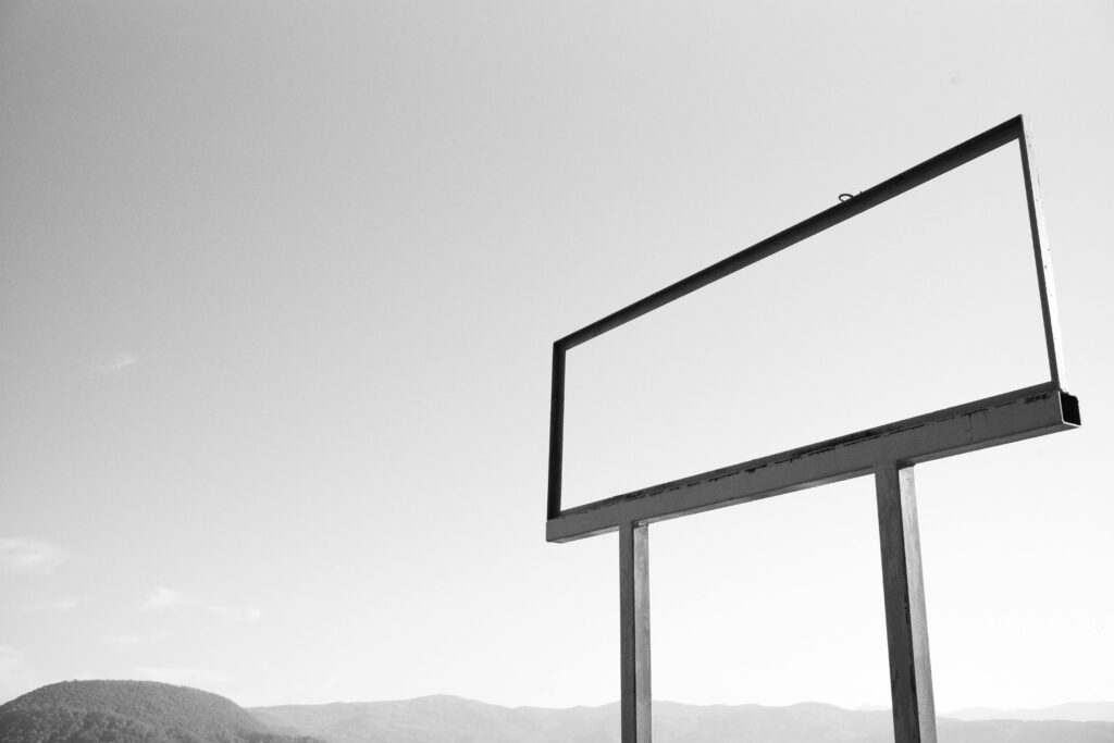 The Empty Billboard Concept